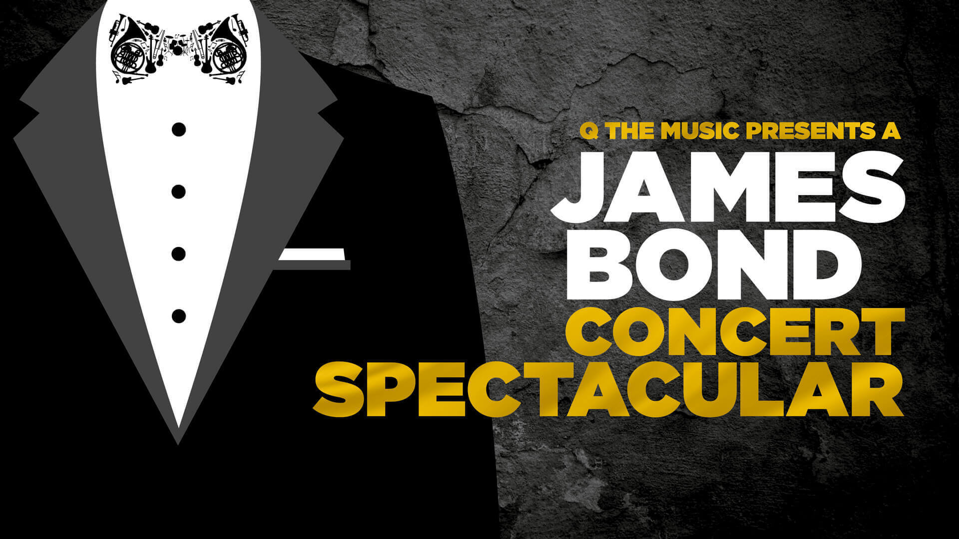 Tuxedo graphic alongside title treatment.