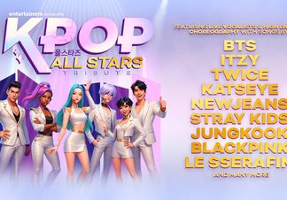 Five animated people posing beneath title treatment.