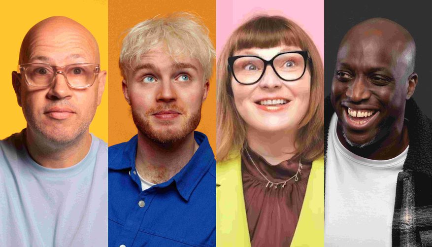 (L-R) Sam Avery, Finlay Christie, Nina Gilligan, Emmanuel Sonubi.